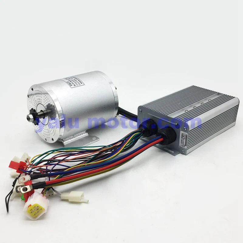 Бесщеточная машина MY1020 60V72V 3000W высокая скорость комплект мотора - Цена: 20760.76