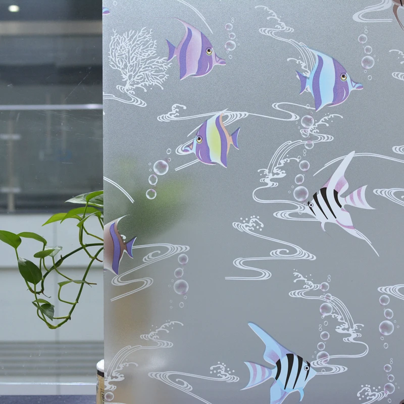 Новая оконная пленка замороженное стекло водонепроницаемая конфиденциальности