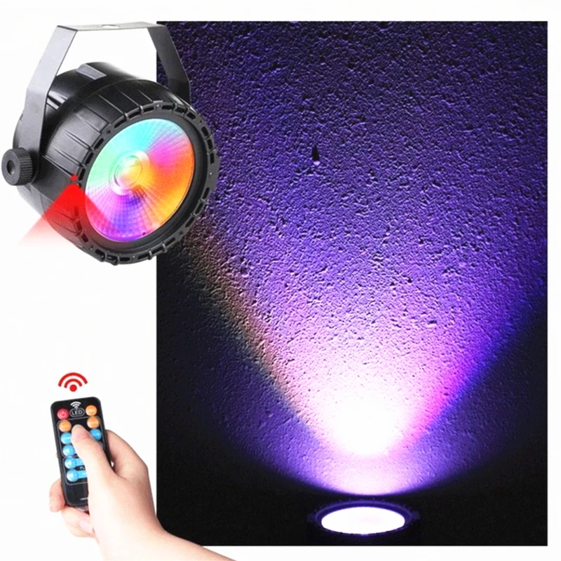 Беспроводной пульт дистанционного управления RGB + UV 30 Вт Светодиодный светильник