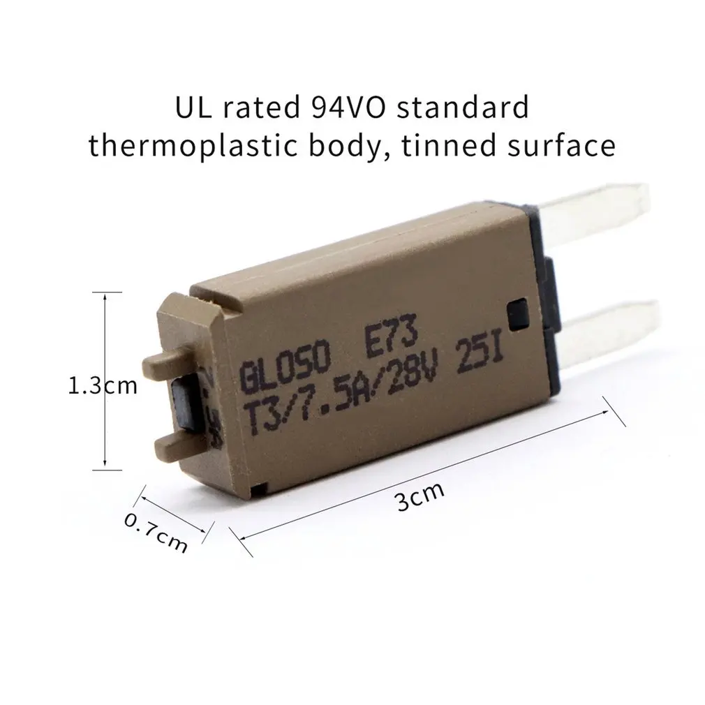 

F3866 Manual Reset 5A Small Fuse Sheet 12/24V Automotive Fuse