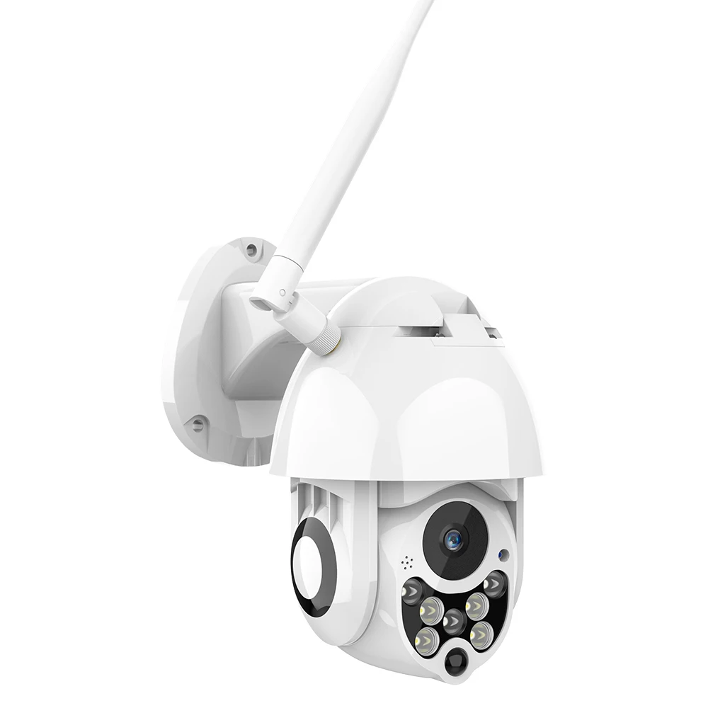 Домашняя безопасность Крытый Открытый полный цвет ночного видения ip dome HD 1080P Мини ptz wifi камера