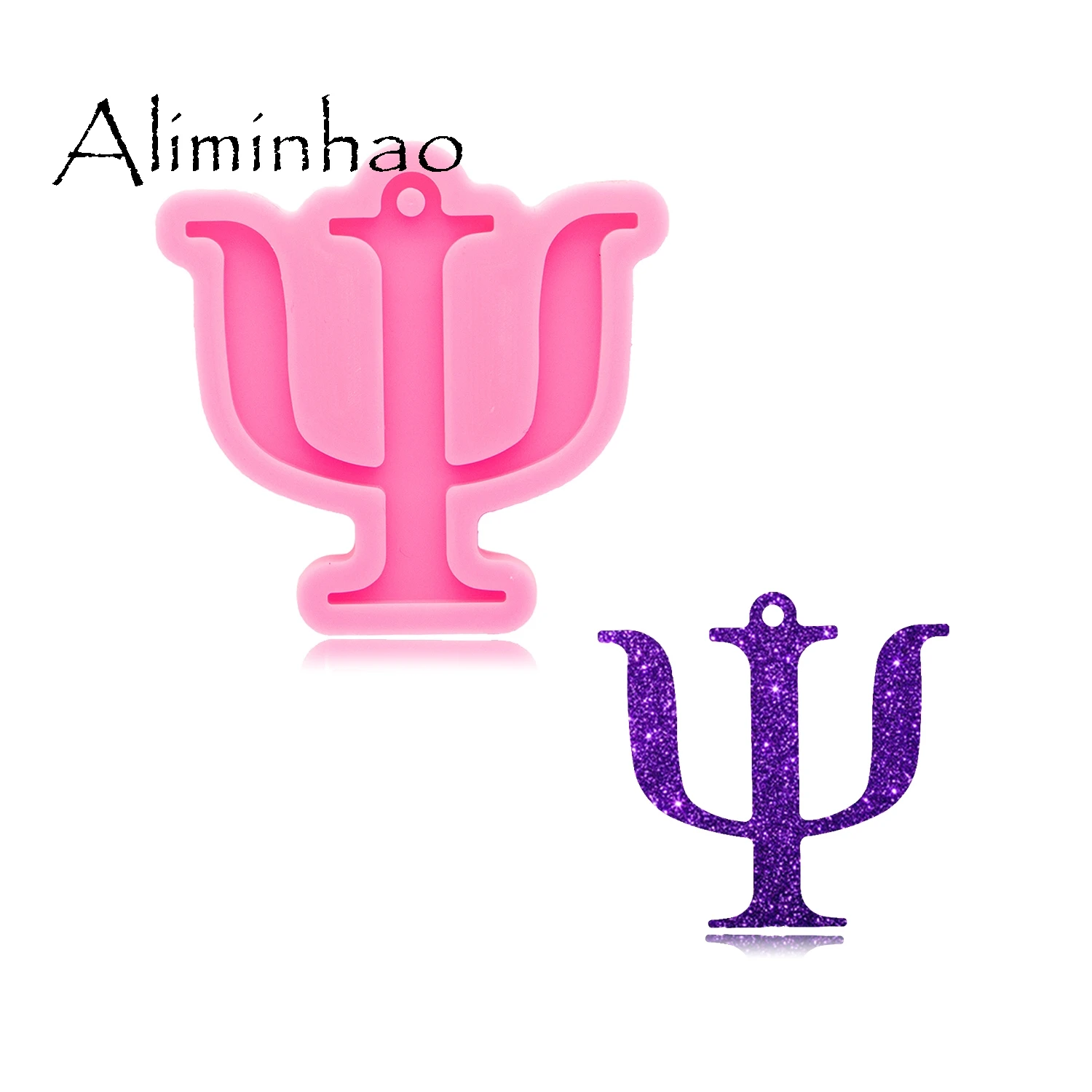 Яркая силиконовая форма DY0802 с знаком психологии для изготовления ювелирных