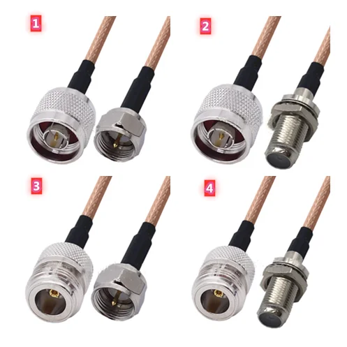 

N TO F Female jack & Male plug RG316 Cable RF Adapter Coaxial Jumper Pigtail RG-316 Extension Cable