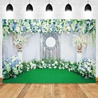 Фон для свадебной фотосъемки Nitree, цветочный венок, цветочный фон для фотосъемки на день рождения, фотостудия, зона для фотосъемки