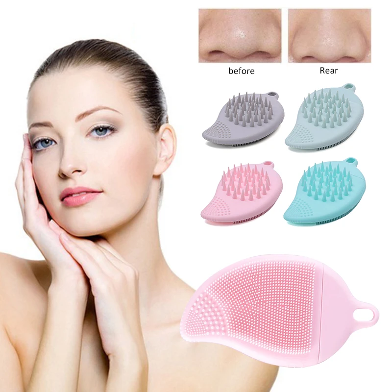 

2022 Silicone Face Cleansing Brush Facial Deep Pore Skin Care Scrub Cleanser Tool New Mini Beauty Soft Deep Cleaning Exfoliator