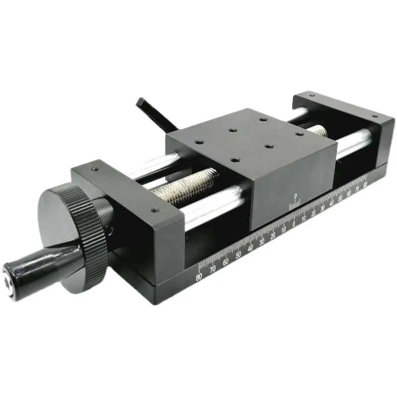 Hand screw displacement screw linear guide aluminum alloy XY precision cross slide cnc  linear bearing