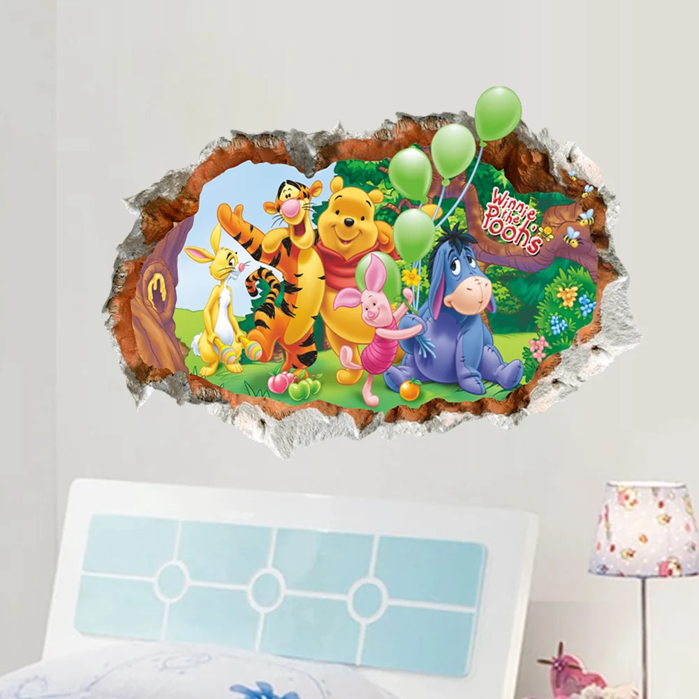 Animal Winnie the Pooh and Friends Wall Stickers Children