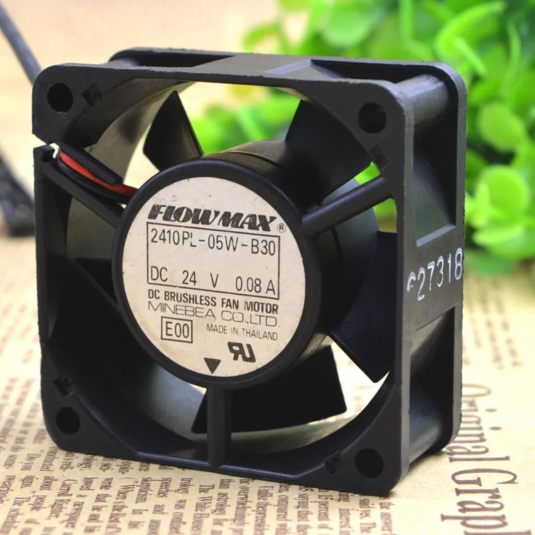 

Новый 2410PL-05W-B30 24V 0.08A 6025 6 см защиты электродвигателя Вентилятор охлаждения