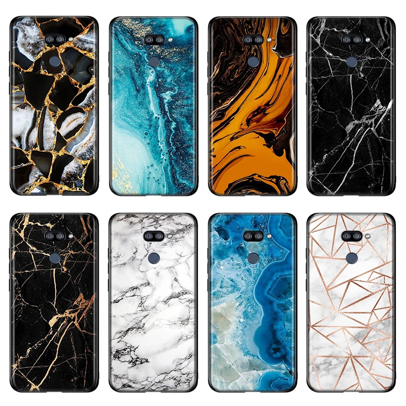 

Granite Stone Marble Texture For LG K22 K71 K61 K51S K41S K30 K20 2019 Q60 V60 V50 V40 V35 V30 G8 G8S G8X ThinQ Phone Case