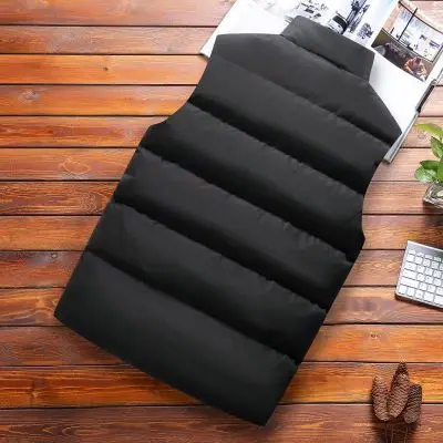 

Down cotton men's sleeveless jacket men's autumn and winter new fashion vest casual jacket men's cotton jacket men's jacket men'