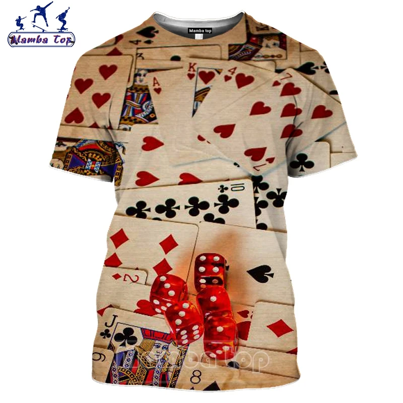Топ Mamba футболка для женщин с надписью лопатка игральные карты футболки коротким