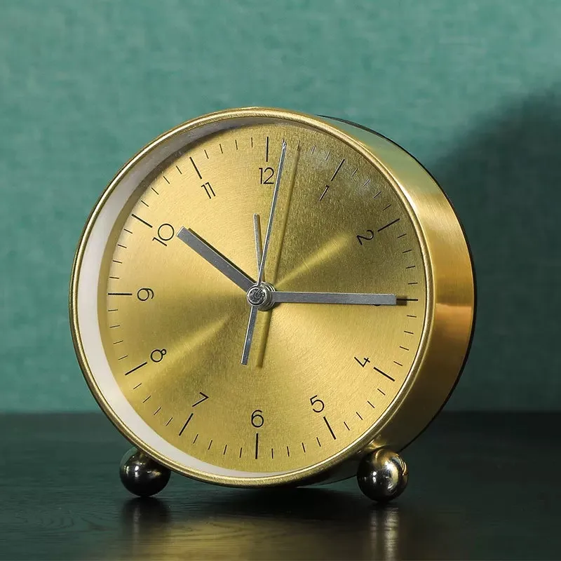 Маленький круглый будильник в скандинавском стиле креативные индивидуальные