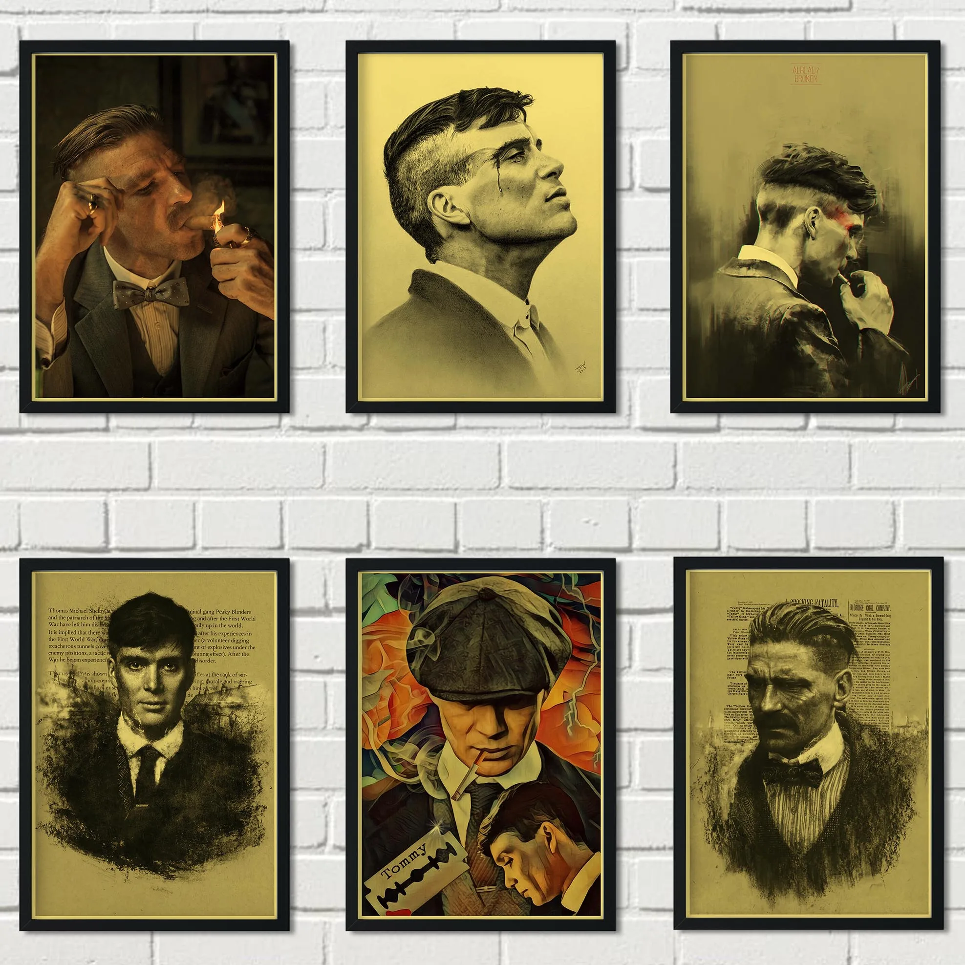 Очень хороший Бандитский ТВ постер в ретро стиле Постер из крафт бумаги