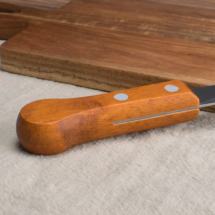 Нож для устриц из нержавеющей стали утолщенная деревянная ручка кожуры | Дом и