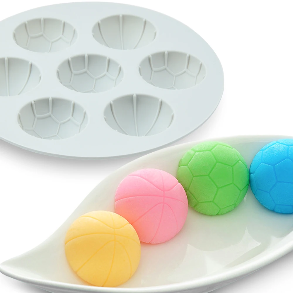 

SILIKOLOVE NEW Silicone Candy Molds Football Sweet Candy Molds Gummy Candy Mold