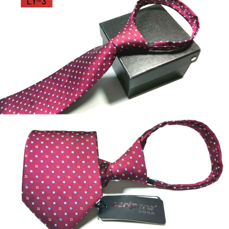 

Zipper Tie Men's Formal Wear Easy To Pull Lazy 8cm Accessories Gifts for