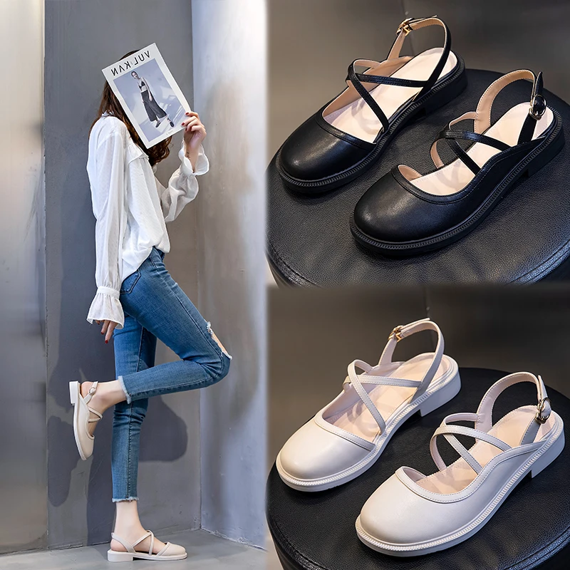 

Women flat Shoes 2021 New Loafers Casual Flats Shoes Women Genuine Leather Single shoes