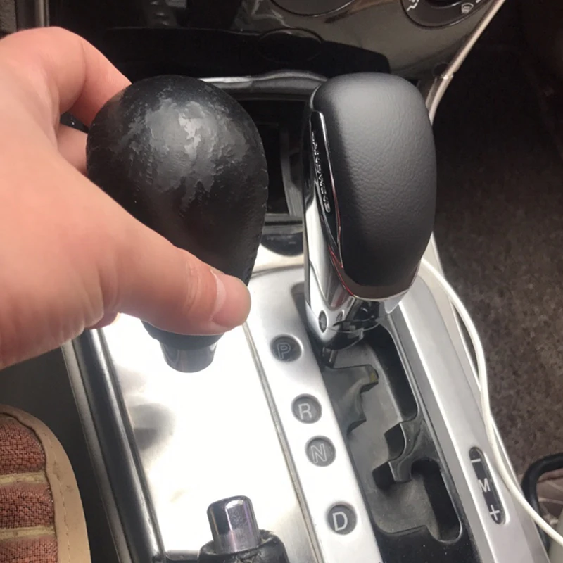 Автоматическая ручка переключения передач АКПП КПП для Mazda 3 5 6 8 MX CX 7 CX-9 из натуральной кожи