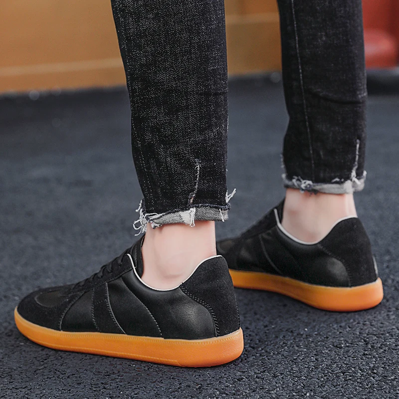 Новинка 2022 года Кожаные мужские кроссовки Прогулочная обувь для путешествий