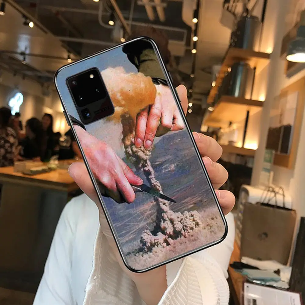 

Strange wallpaper Phone cover hull For SamSung Galaxy S 6 7 8 9 10 20 21 Plus Edge E note 5G Lite Ultra black soft bumper
