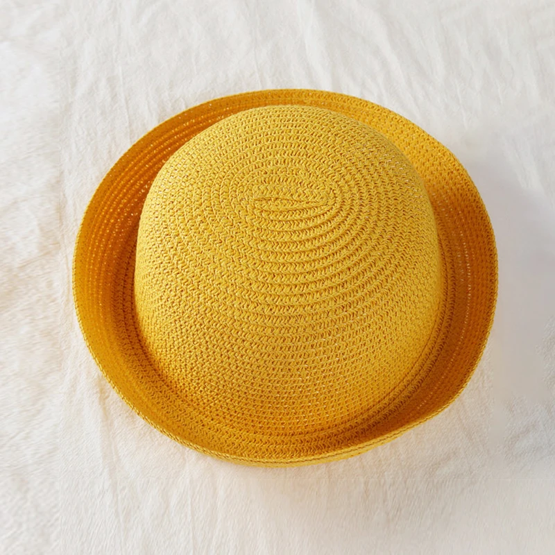 Соломенные шляпы для родителей и детей детская летняя кепка с украшением