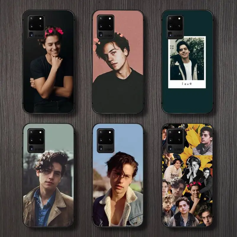 

Cole Sprouse Phone Case For Samsung A32 A51 A52 A71 A50 A12 A21S S10 S20 S21 Plus Fe Ultra