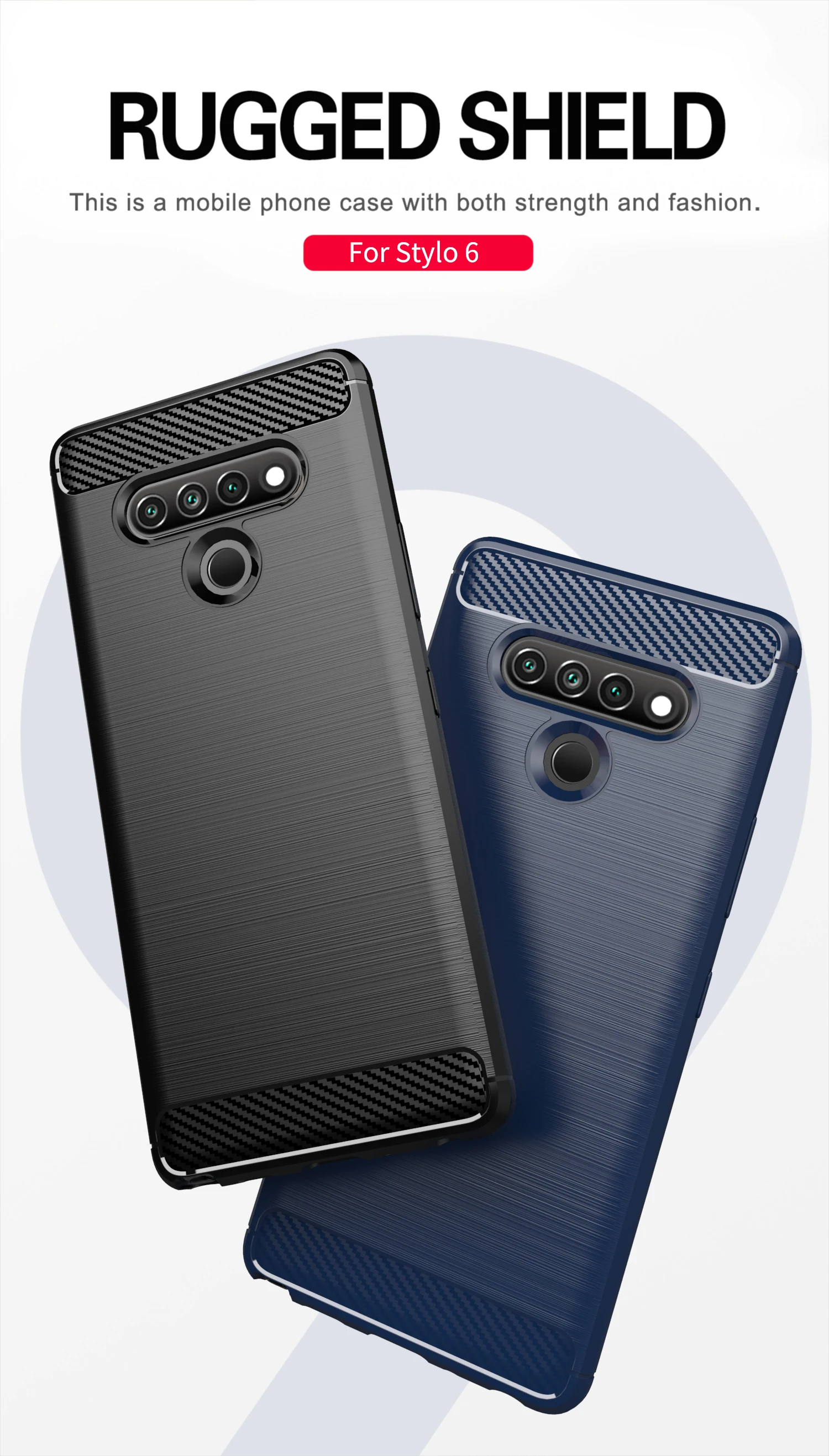 

Suitable for LG Q6 Plus / Alpha Q60 Q7 / Q7plus Q stylo plus Q51 Q92 Q70 Q61 Stylo6 5 Q Stylo Plus shockproof phone case