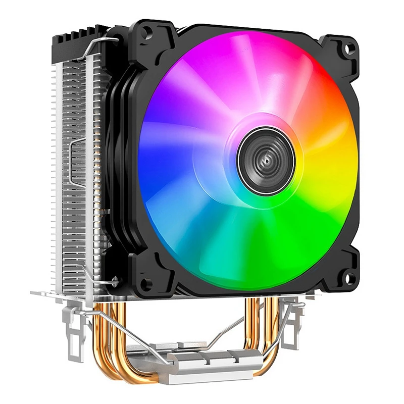JONSBO CR1200 CPU Радиатор с 2 тепловыми трубами для настольного компьютера 3Pin 12V RGB