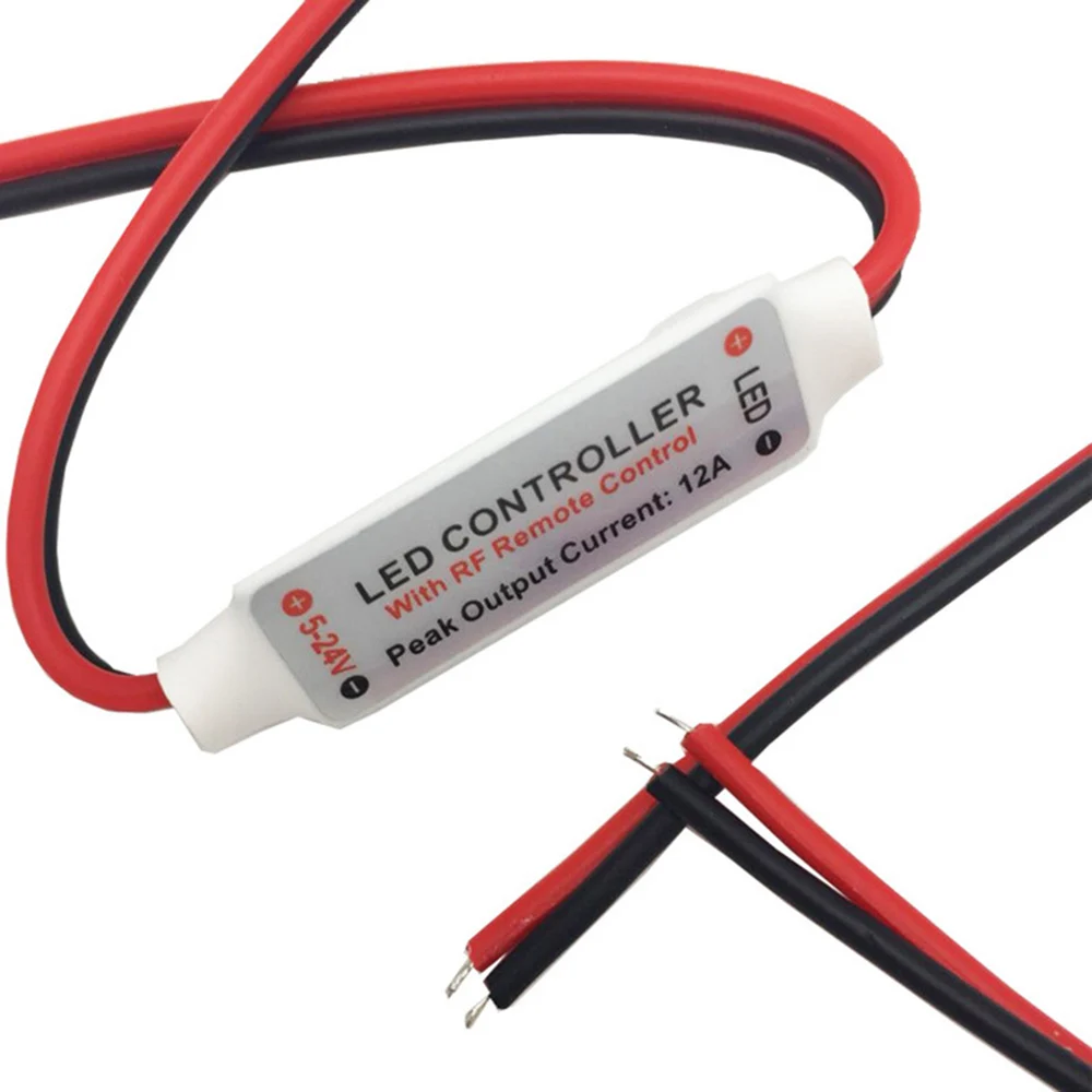 Одноцветный пульт дистанционного управления диммер постоянного тока 12-24 в 8