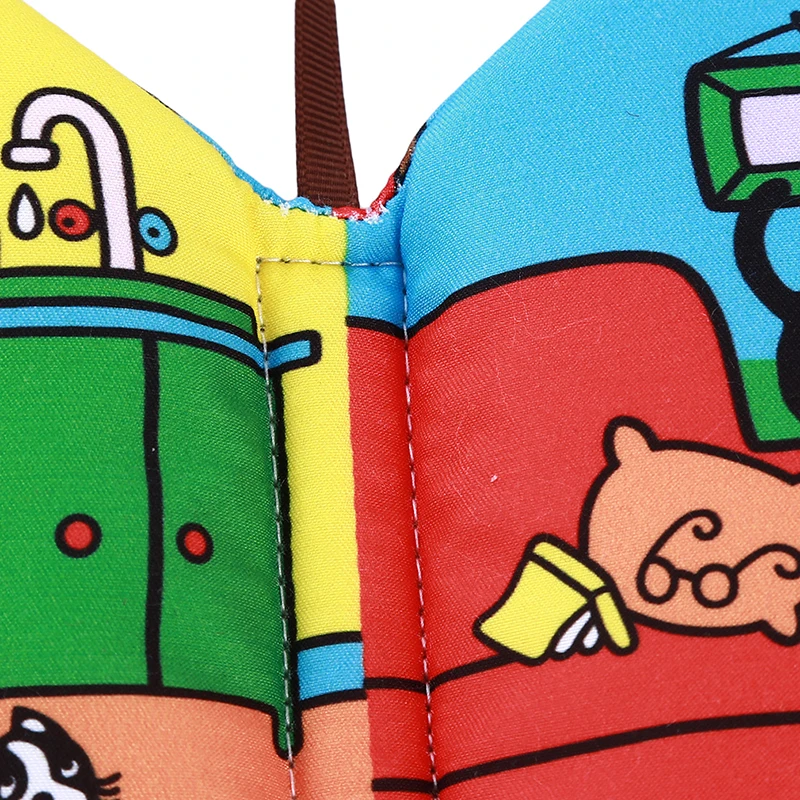 

Soft Baby Cloth Books Sound Learning Educational Toy Books Soft Cute Cartoon Animal Rattle Cloth Books