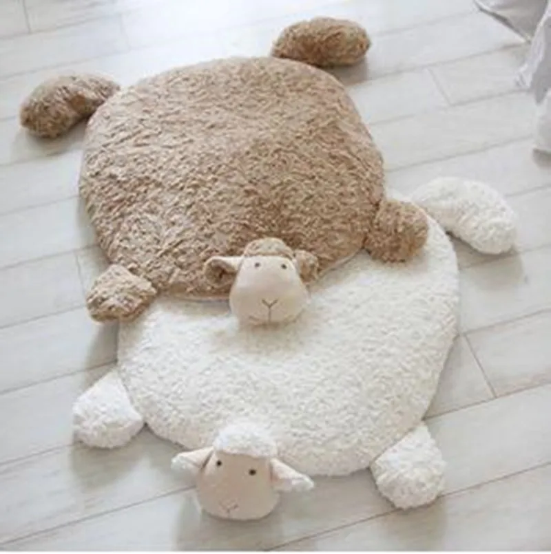 Ins супер милой овечкой Креативный коврик домашнего питомца мультфильм запись