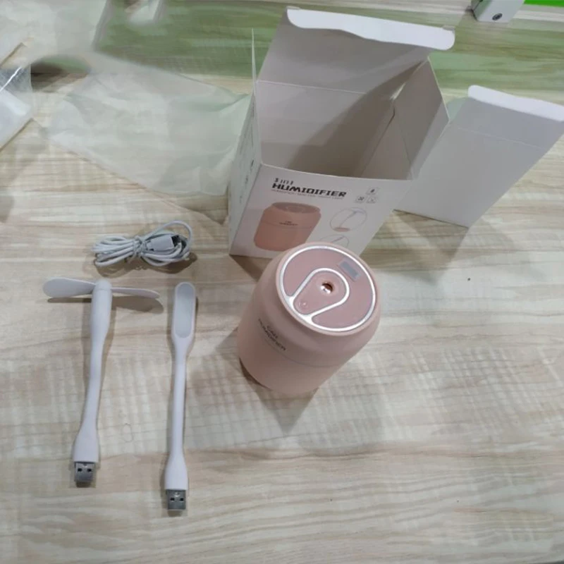 USB 200 мл банок светодиодный ночник увлажнитель воздуха ультразвуковой холодный