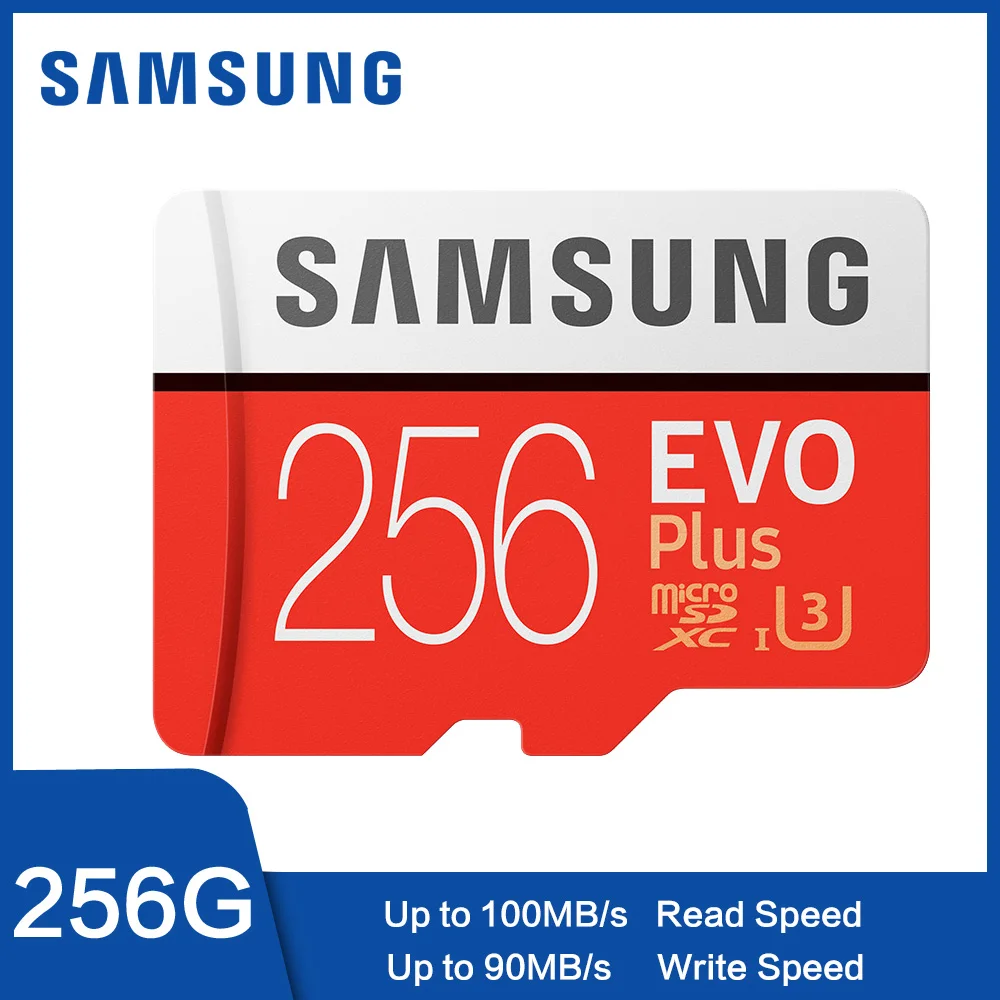 Карта памяти SAMSUNG Micro SD 512 ГБ 256 128 Гб 64 32 SDHC SDXC класс EVO + 10 C10 UHS TF карты транс флэш Microsd|