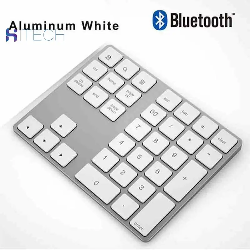 Suitable for the 34-key wireless Bluetooth mini numeric keypad aluminum alloy numbers | Компьютеры и офис