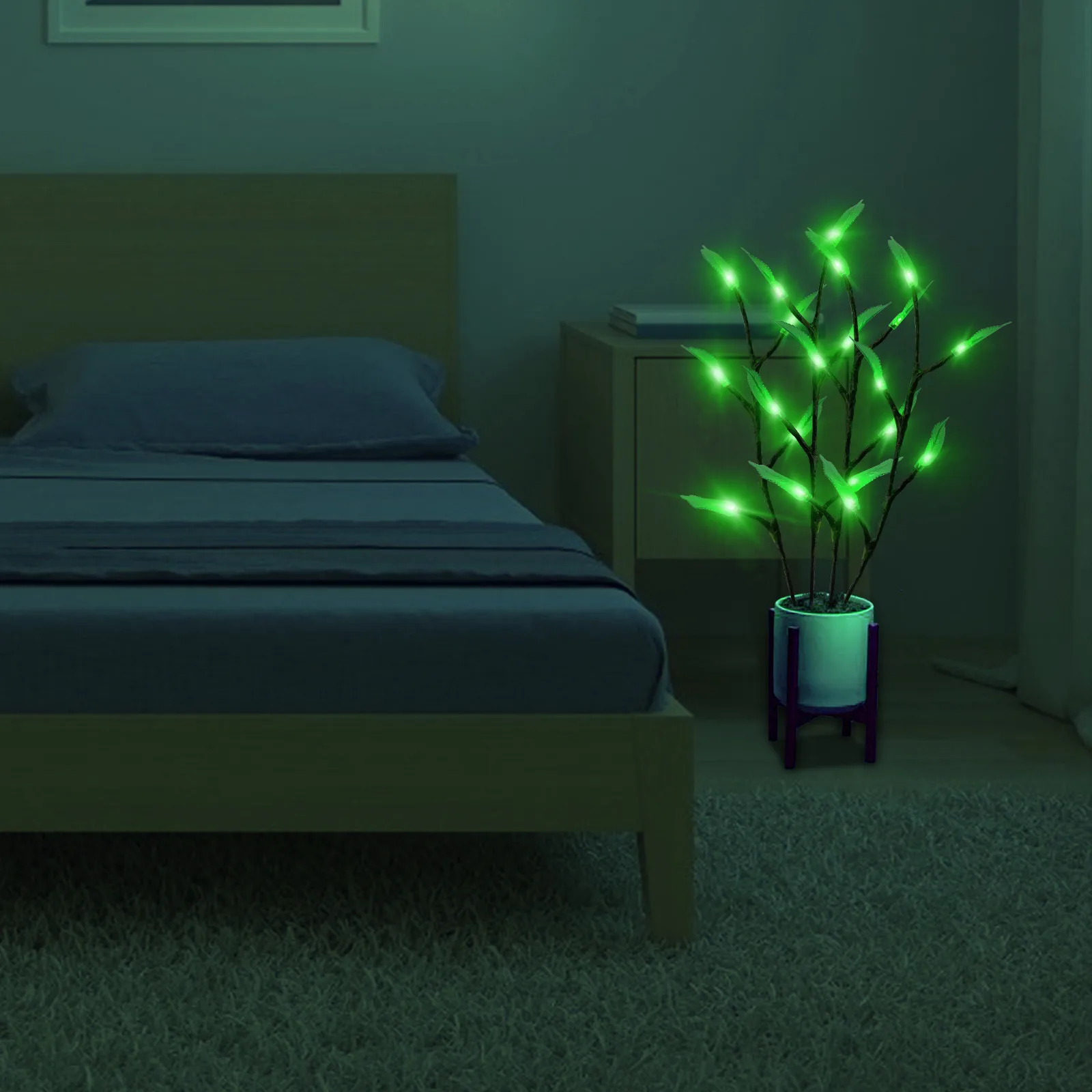 

The Magical Led Houseplant Artificial Plants For Home Decor Indoor Pistola De Airsoft Decoration Accessories