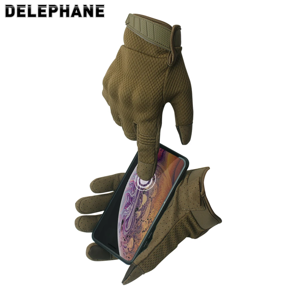 Зимние мужские тактические перчатки Регулируемые для сенсорного экрана женские