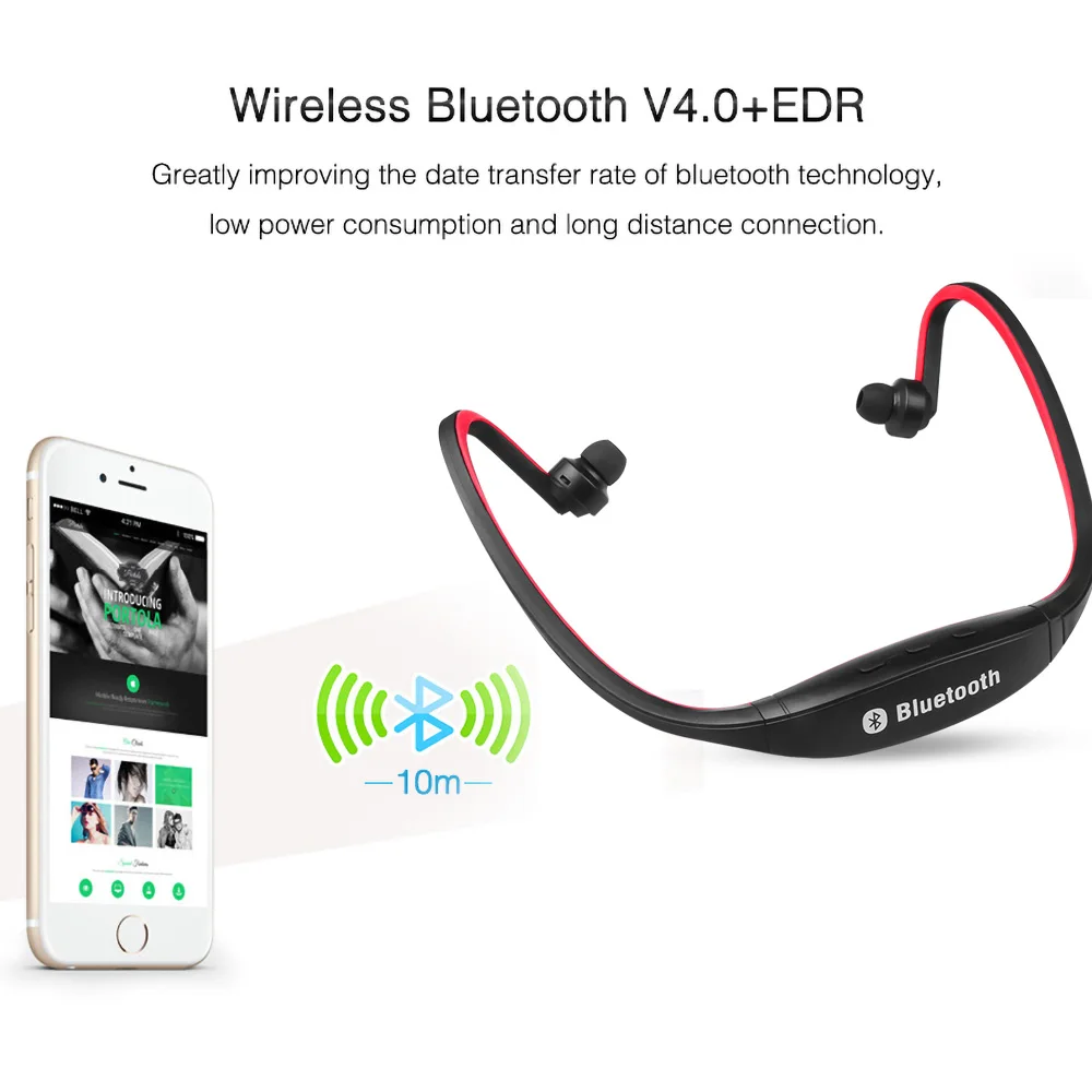 Спортивные стерео беспроводные Bluetooth наушники kebidu V4.0 музыкальная гарнитура с