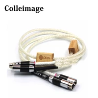 colleimage hifi odin reference interconnects audio cable with carbon fiber xlr balanced female to male hifi cable