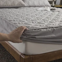 thicken quilted mattress cover king queen quilted bed fitted bed sheet anti bacteria mattress topper air permeable bed pad