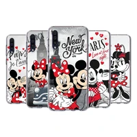 mickey minnie in london for samsung galaxy a30 s a40 s a2 a20e a20 s a10s a10 e a90 a80 a70 s a60 a50s transparent phone case