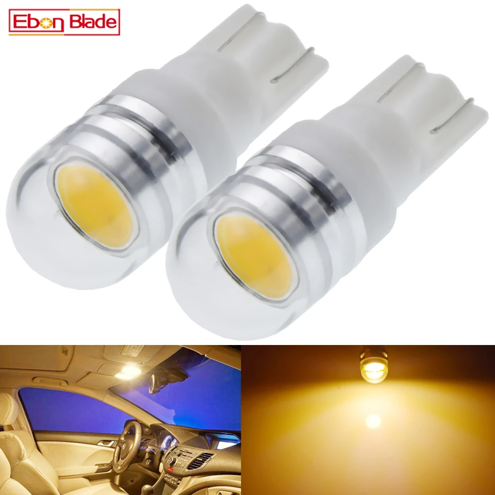 

2 x T10 W5W Светодиодная лампа Теплый белый 6 В 6,3 В 6 Вольт 12 В Классический автомобильный салон Боковой клиновой светильник Скутер Мото Пинбол Игровая машина Лампа