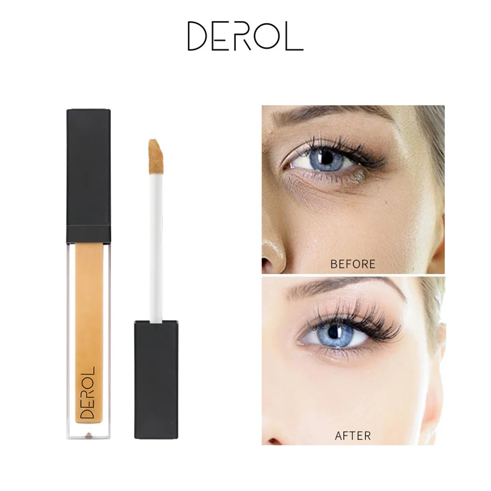 

DEROL 6 Color Professional Lazy Face Foundation Cream Revitalizing Full Coverage Waterproof Makeup Base Brighten Dark Circles