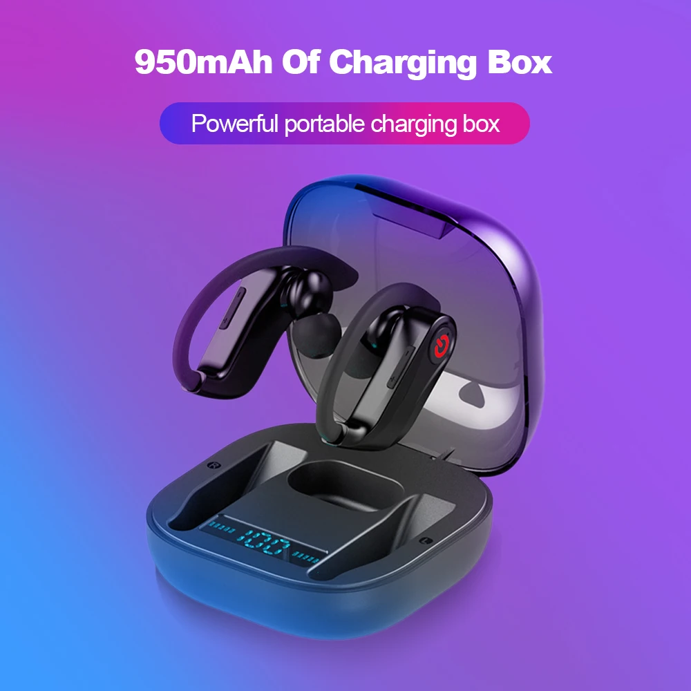 Q62 Спортивные Bluetooth 5,0 гарнитуры мини TWS наушники стерео беспроводные наушники долгое время воспроизведения с микрофоном зарядный Чехол Коробка