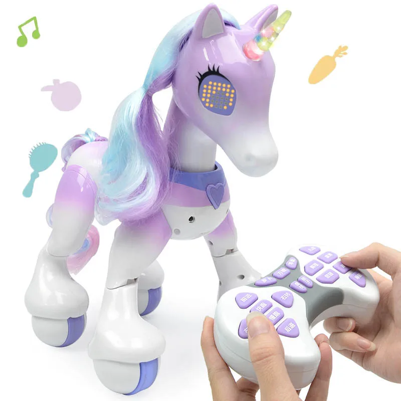 Electric Smart Pet Horse Toy Unicorns Children's New Robot Touch Induction Electronic Pet Educational Toys