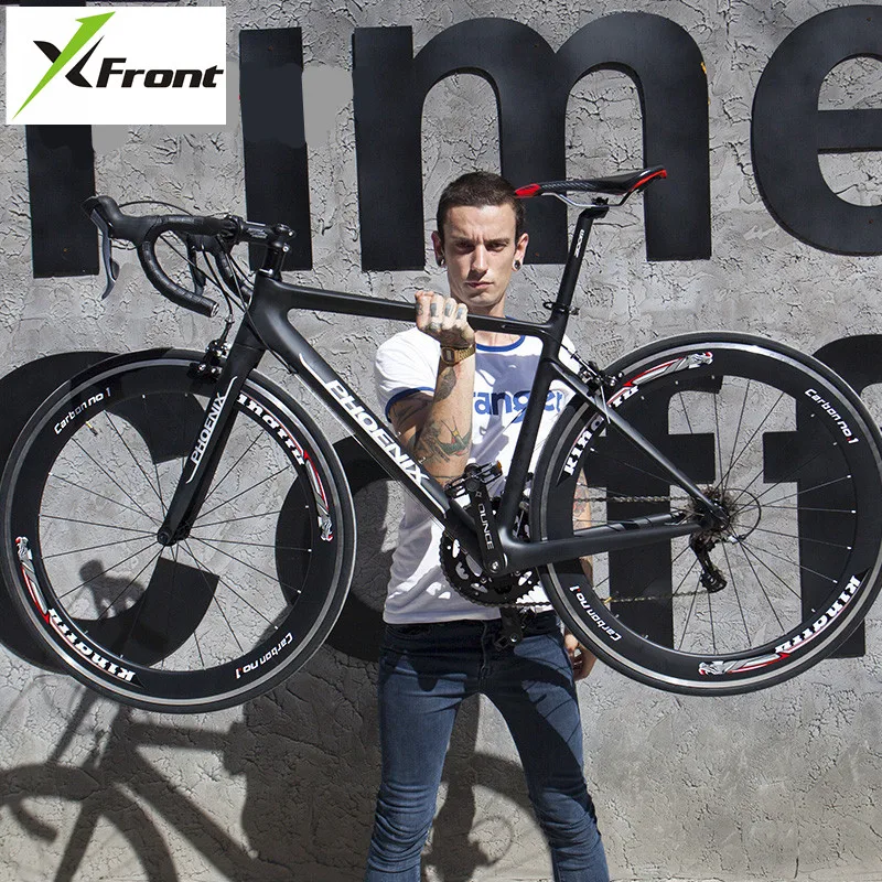 Новый брендовый дорожный велосипед рама из углеродного волокна 16/18 Скорость SHIMAN0