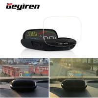 2021 new hud head up display obd2 windshield speed projector mirror lift automatic rpm clock oil consumption coolant c800
