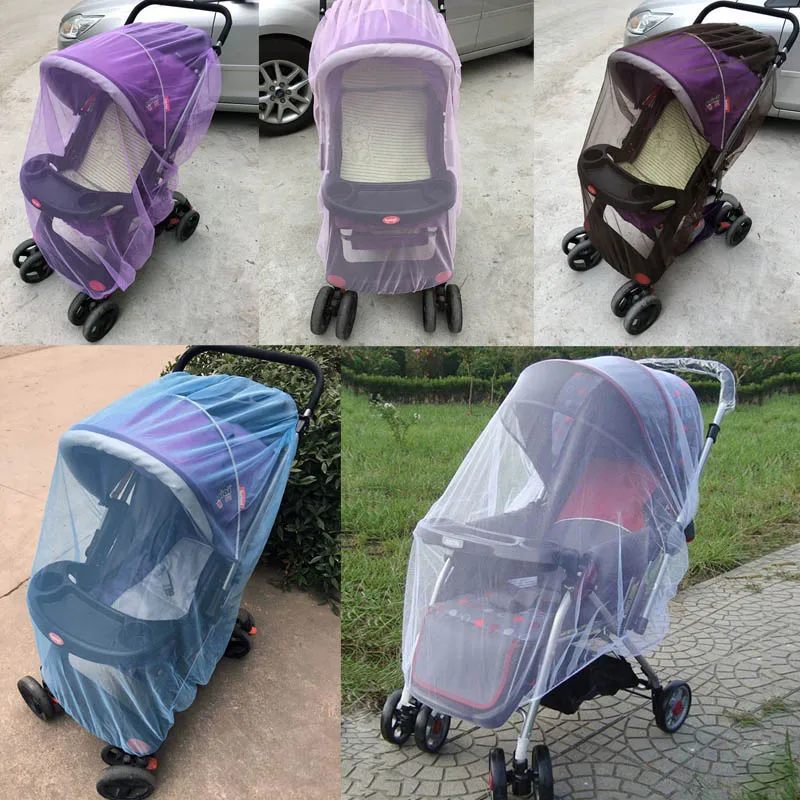 

1Pcs 150cm Stroller Baby Summer Mosquito Net Pushchair Insect Shield Net Safe Infants Protection Mesh Stroller Accessories Baby