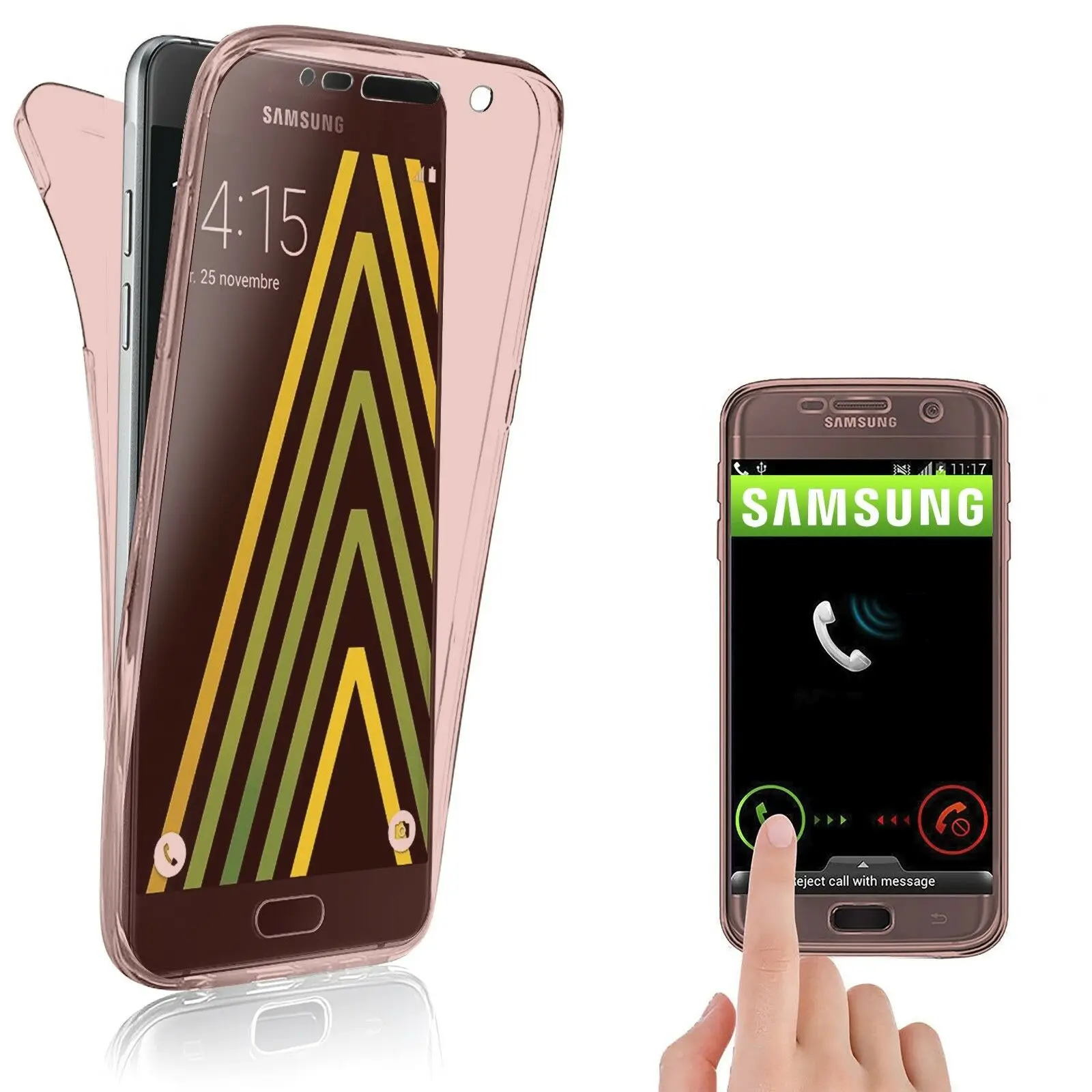 

COQUE 360 PROTECTION SAMSUNG A3/A5/A6/A8 J4/J5/J6/J7 S10/S6/S7/Edge/S8/S9 A50
