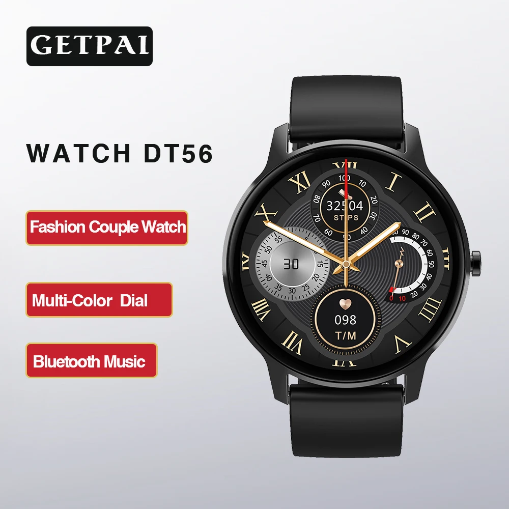 

Новинка 2021, умные часы для влюбленных, многоцветный циферблат, Bluetooth, музыка, модные парные умные часы, для мужчин и женщин, для телефонов на ...