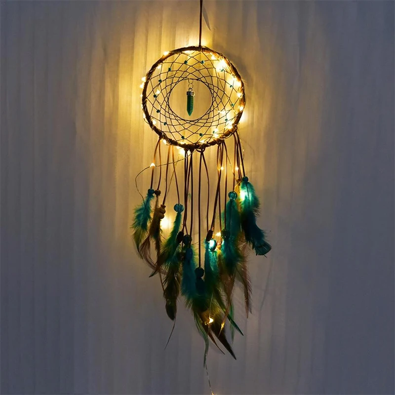 Модная светодиодная Бирюзовая подвеска в виде колокольчика | Дом и сад